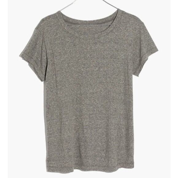 NWT Madewell Ex-Boyfriend T-shirt Heather Gray Oversized Women's SZ XL - Picture 3 of 7